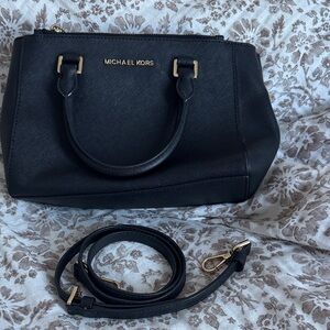 Michael Kors Black Satchel Bag